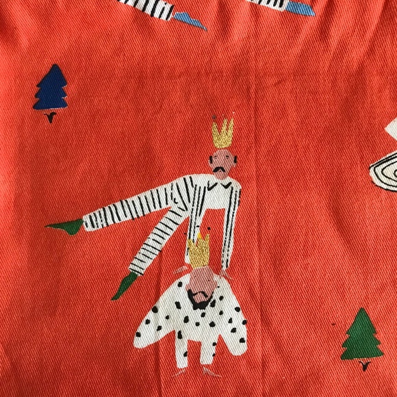 New “Lords of Leaping” ANTHROPOLGIE Christmas Dishtowel - Picture 6 of 6